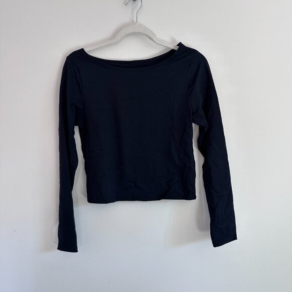 Abercrombie Long Sleeve Boat Neck Top - Picture 1 of 3
